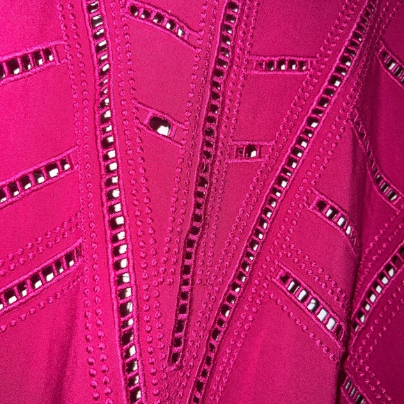 Torrid Magenta Open Front Kimono Wrap - Picture 7 of 7